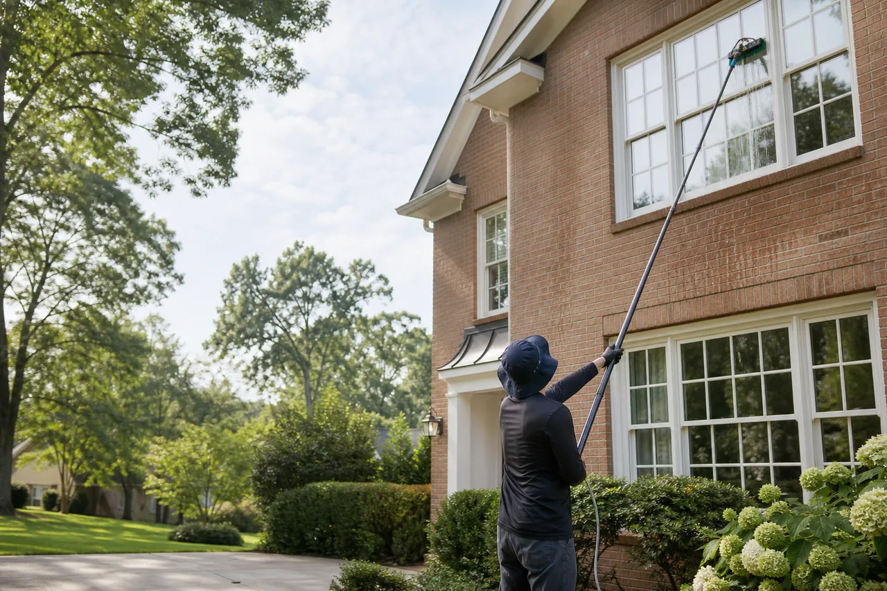 Window Cleaning in Greenville, SC service context in Greenville