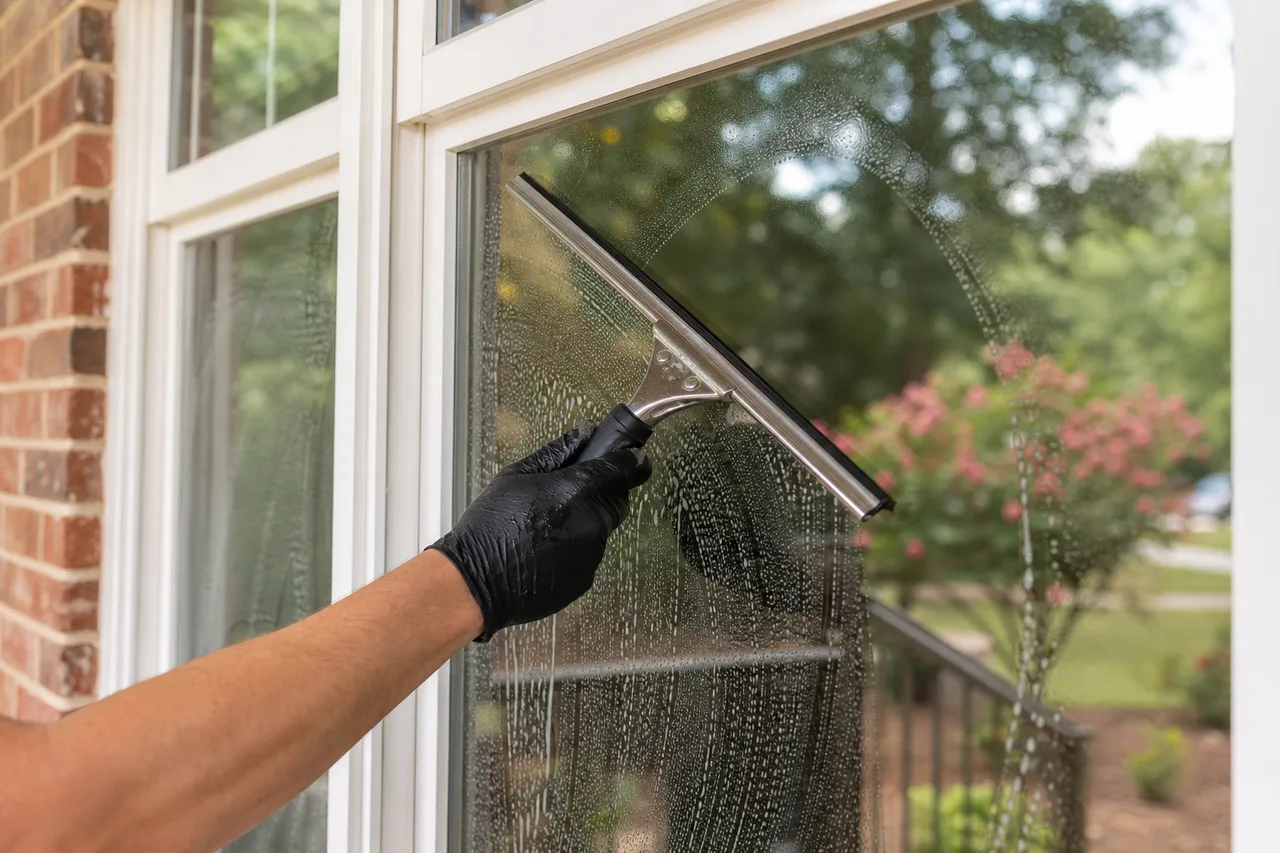 Exterior Window Cleaning service context
